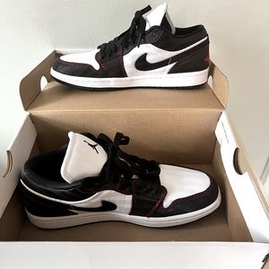 Wmns Air Jordan 1 Low SE Utility ‘White Black Red’